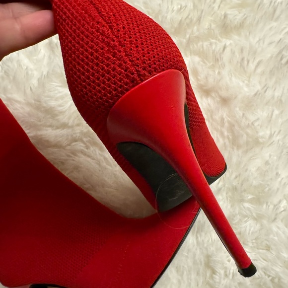 COPY - Sexy red mesh boots - Picture 6 of 7